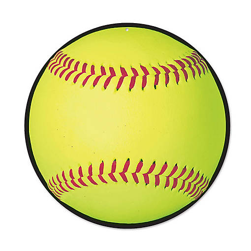 Beistle - Softball Cutout - 12 Pack