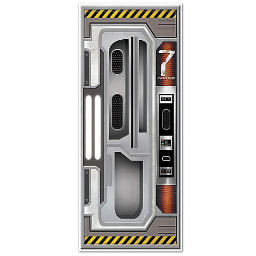 Beistle - Spaceship Door Cover - 12 Pack