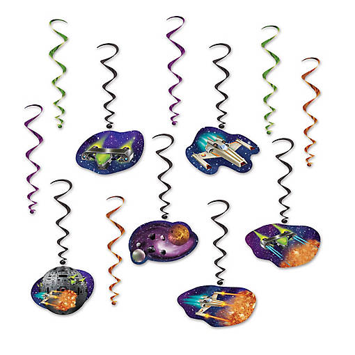 Beistle - Spaceship Whirls - 6 Pack