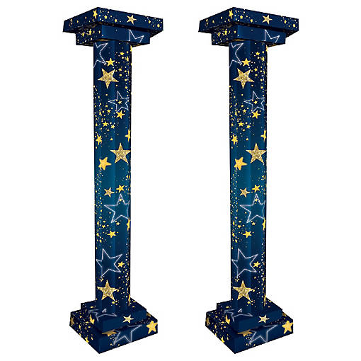 Beistle - Starry Night 3-D Tall Column Props - 1 Pack