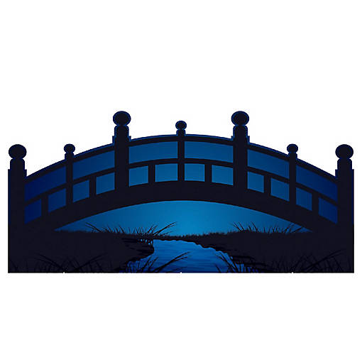 Beistle - Starry Night Bridge Stand-Up - 1 Pack