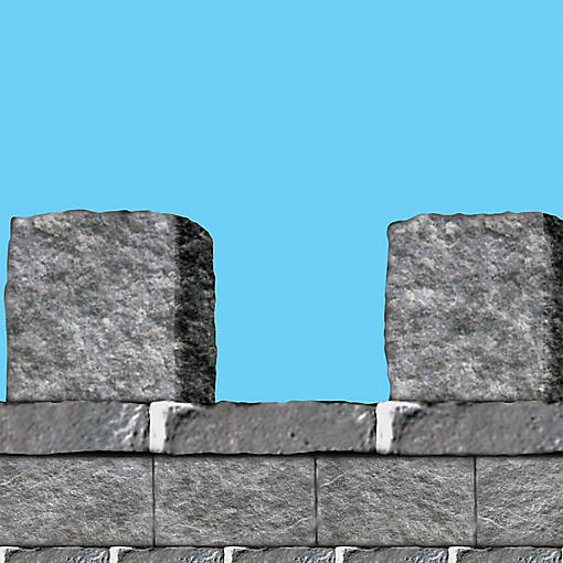 Beistle - Stone Wall Border - 6 Pack