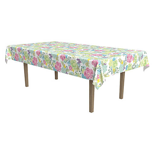 Beistle - Succulents Tablecover - 12 Pack