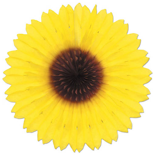 Beistle - Sunflower Fan - 12 Pack