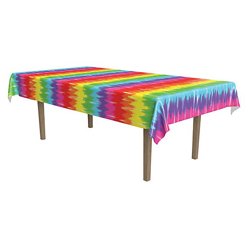 Beistle - Tie-Dyed Tablecover - 12 Pack
