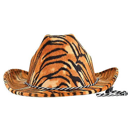Beistle - Tiger Print Cowboy Hat - 6 Pack