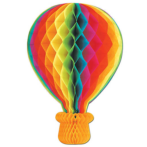 Beistle - Tissue Hot Air Balloon - 6 Pack