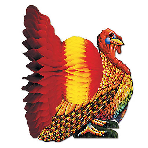 Beistle - Tissue Turkey Centerpiece - 12" - 12 Pack