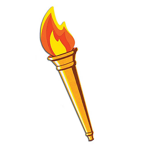 Beistle - Torch Cutout - 24 Pack