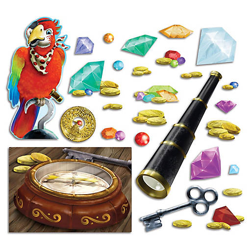 Beistle - Treasure Hunt Cutouts - 12 Pack