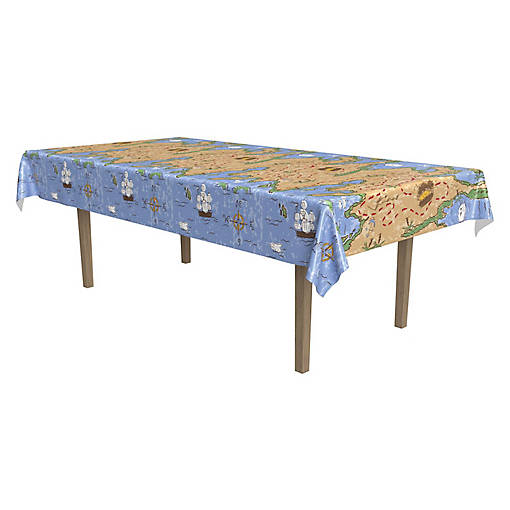 Beistle - Treasure Map Tablecover - 12 Pack