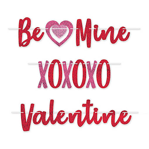 Beistle - Valentine Streamer Set - 12 Pack