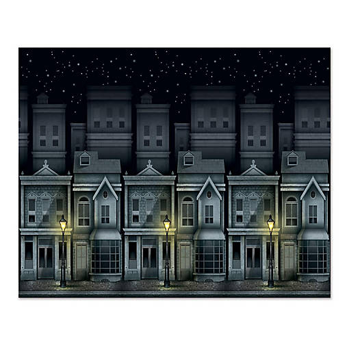 Beistle - Victorian Townscape Backdrop - 6 Pack