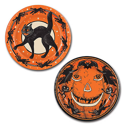 Beistle - Vintage Halloween Plates - 12 Pack