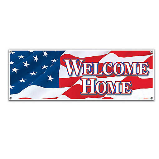 Beistle - Welcome Home Sign Banner - 12 Pack