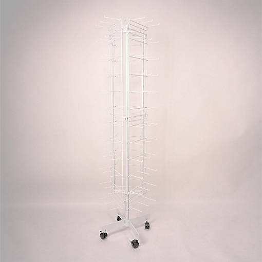 Beistle - White - Empty 108-Prong Floor Spinner Metal!