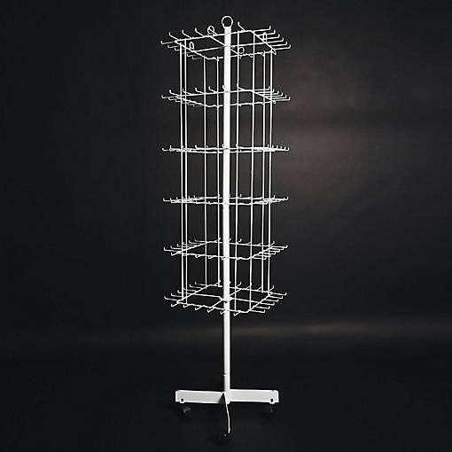 Beistle - White - Empty 144-Prong Floor Spinner Metal!