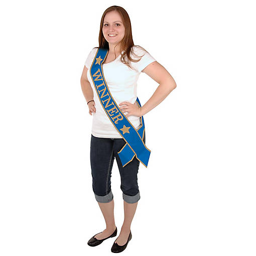 Beistle - Winner Satin Sash - 6 Pack