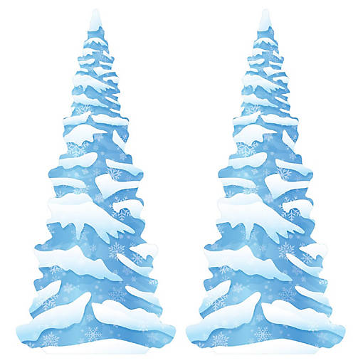 Beistle - Winter Wonderland Tree Stand-Ups - 1 Pack