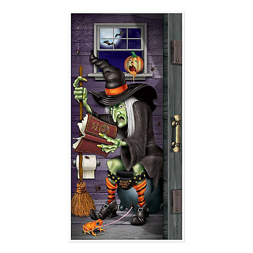 Beistle - Witch Restroom Door Cover - 12 Pack