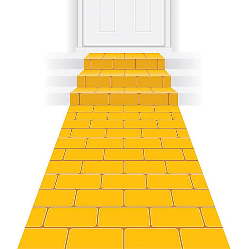 Beistle - Yellow Brick Runner - 6 Pack