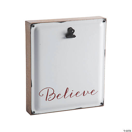 Believe Tabletop Sign