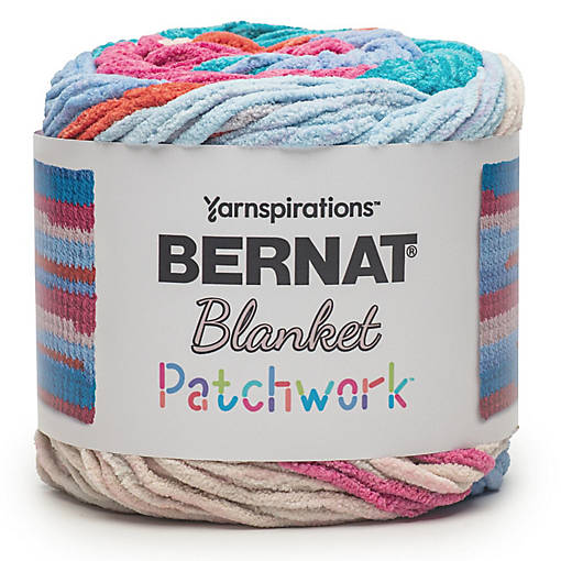 Bernat Blanket Patchwork Yarn-Beach Towel