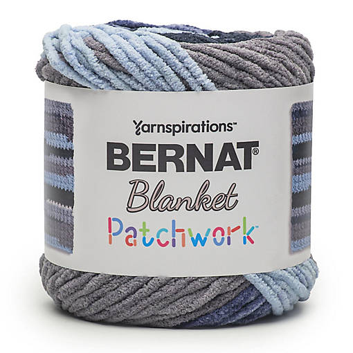 Bernat Blanket Patchwork Yarn-Nautical
