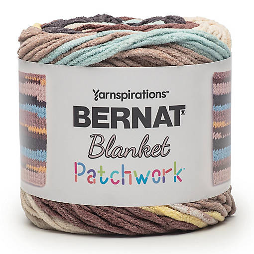 Bernat Blanket Patchwork Yarn-Pastry Cream