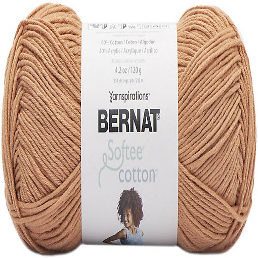 Bernat Softee Cotton Yarn-Sandstone
