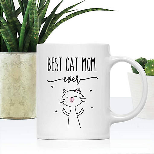 Best Cat Mom Ever Ceramic Mug
