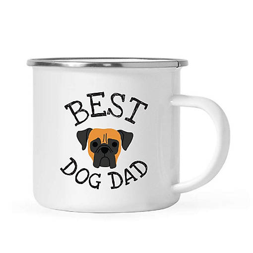Best Dog Dad Boxer 11oz Camp Mug