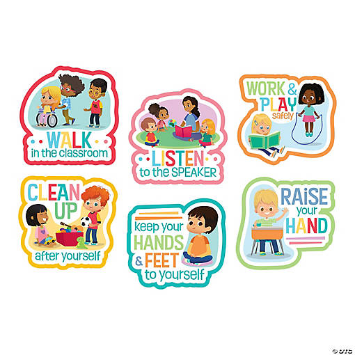 Better Together Class Rules Wall Cutouts - 6 Pc.