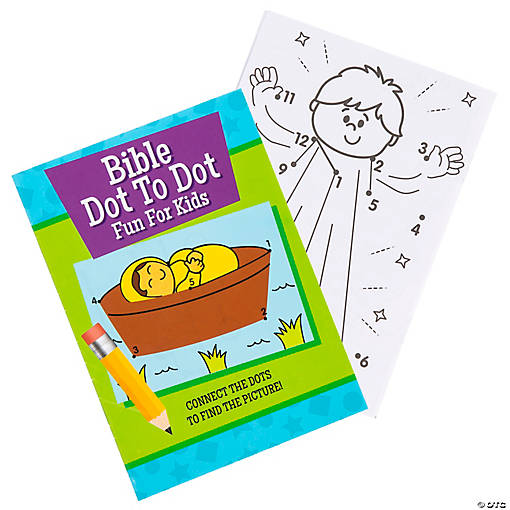 Bible Dot-to-Dot Activity Books - 24 Pc.