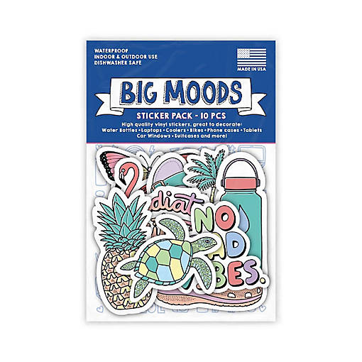 Big Moods Aesthetic Sticker Pack 10pc