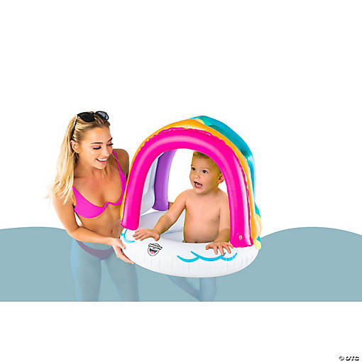 BigMouth Rainbow Canopy Lil' Pool Float