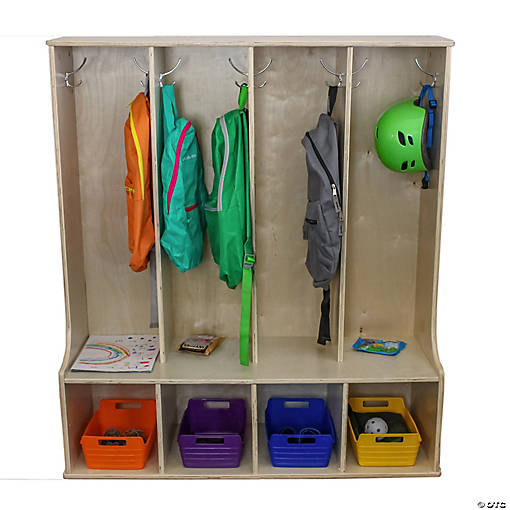 Birch 4-Section Locker