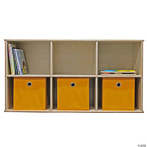 Birch 6-Compartment Storage Cabinet 24" Height