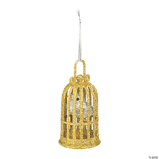 Bird Cage Ornaments - 12 Pc.