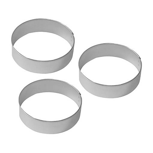 Biscuit Circle 3 PC Cookie Cutter Set