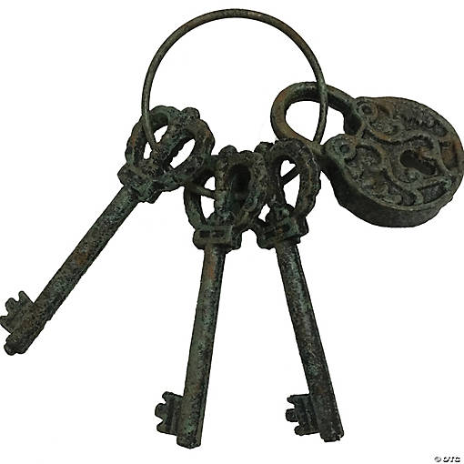 Black Antique Key Ring Decoration