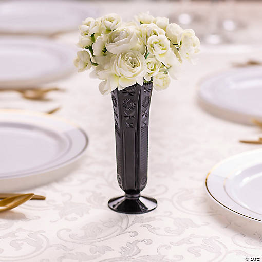 Black Bud Vases - 12 Pc.