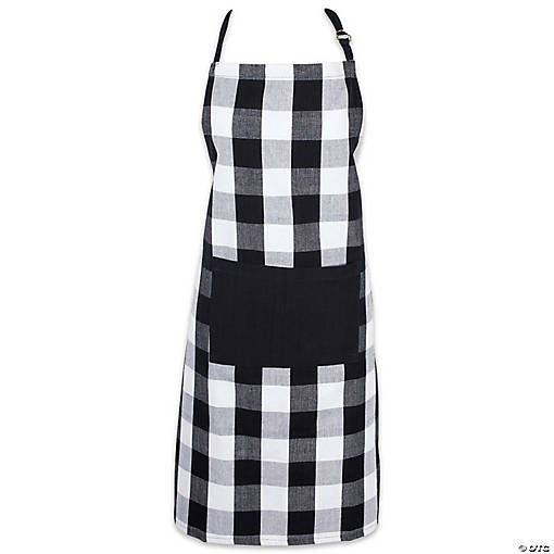 Black Buffalo Check Chef Apron