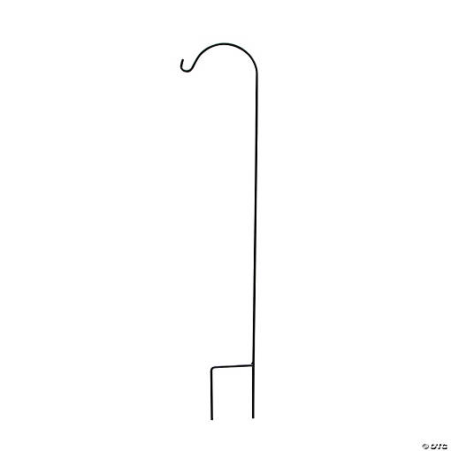 Black Metal Shepherd&amp;#8217;s Hooks - 6 Pc.