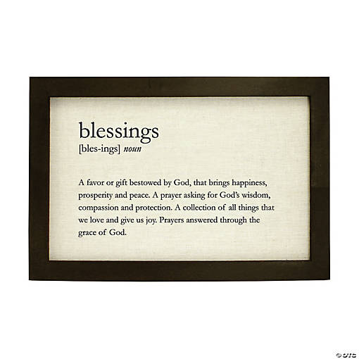 Blessings Definition Print