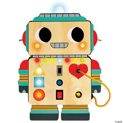 Blinkity Bot Light Up Busy Board for Toddlers