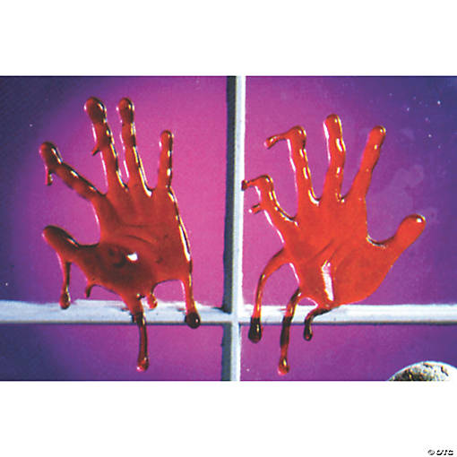 Bloody Handprint Window Clings