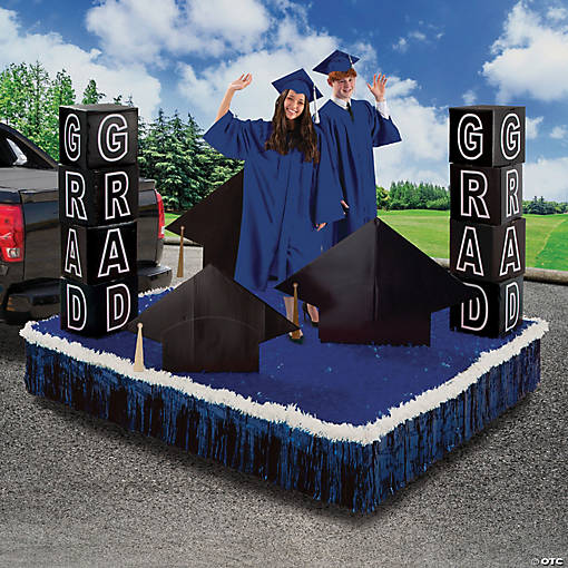 Blue Graduation Parade Float Decorating Kit - 19 Pc.