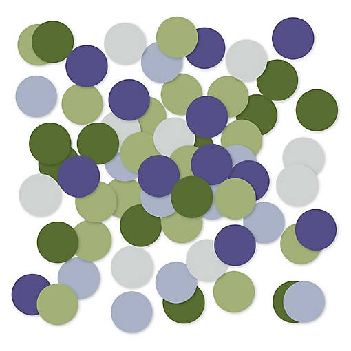 Blue Green Chic Confetti 180-Pack