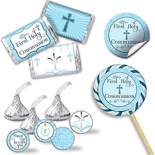 Blue Holy Communion Sticker Bundle 429pc. by AmandaCreation